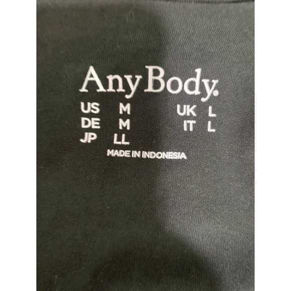 Anybody Womens t-shirt blouse top Cotton Modal Spandex blend Black Size Medium - Picture 4 of 10